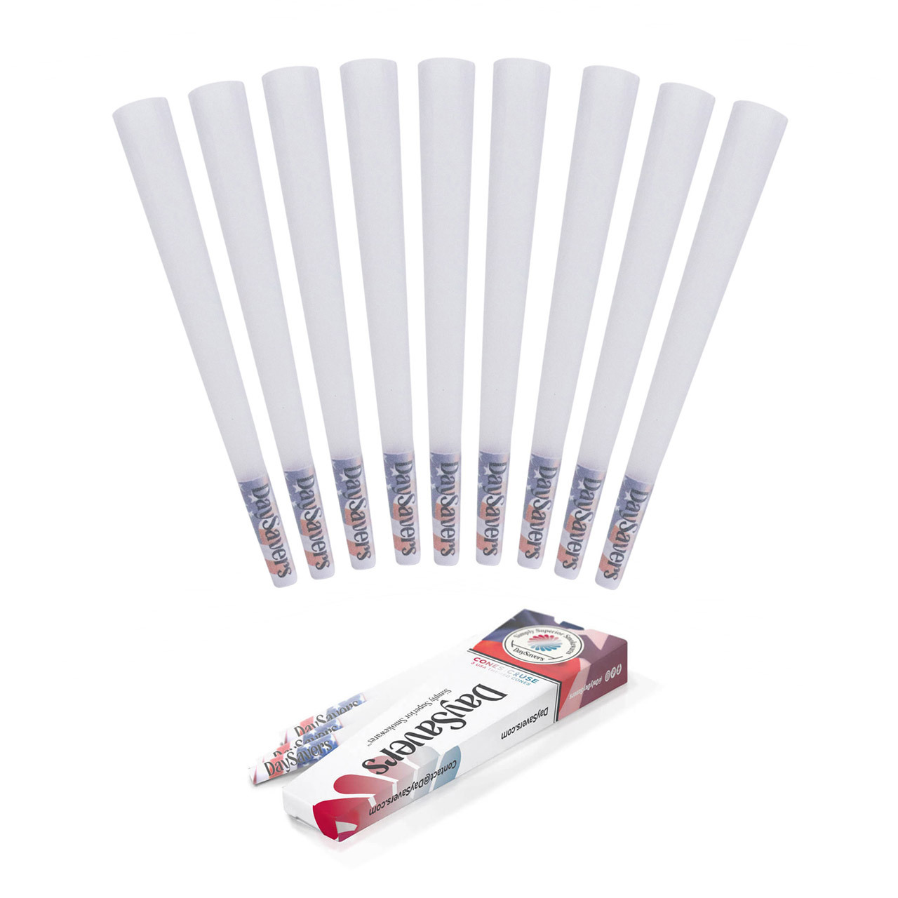 Pre Rolled Cones with USA American Flag Tips