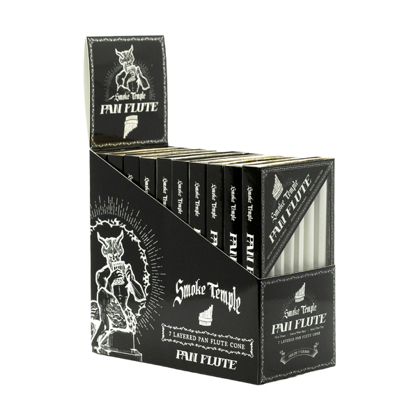 Display Box - Smoke Temple Pan Flute Tube with Spiral Tips [10 Packs per Case] 