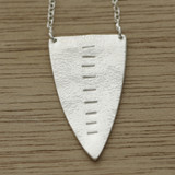 Tribal shield necklace 