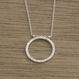 Ripple circle necklace 