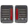 Voltage Automotive 6"x8" Rear LED Lens Tail Brake Reverse Light Indicator 12V Compatible with CHEROKEE JEEP Wrangler JK LJ TJ, Pack of 2