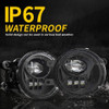 LED Fog Lights Bright Lamp 12V 27W 6000K Waterproof for Toyota Tacoma 16-19, 1 Pair