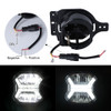 4” LED Fog Lamp Driving Lights 5700K Compatible with Jeep Wrangler JL 1 Pair