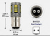 1157 LED Bulb BA15D Replacement 2057 2357 7528 White Signal Lights