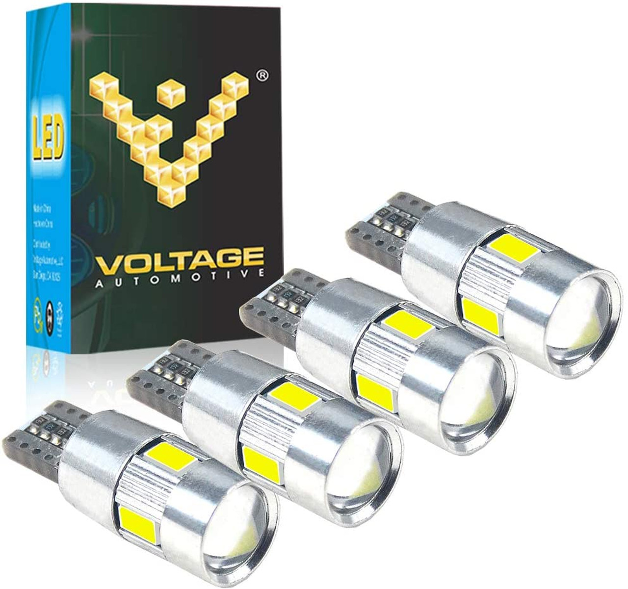 Voltage Automotive LED 158/161/168/194/825/T10 Bulb For License Plate Light  Side Marker Auto Interior Light Dashboard Dome Light Upgrade Your  Automotive Lighting With Voltage Automotive Premium Super Bright LEDs