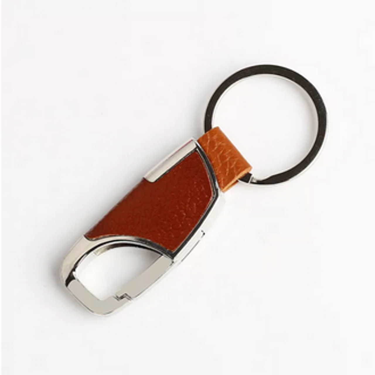 Car Key Chain Luxury Genuine Leather Keychain Pure Color Buckle