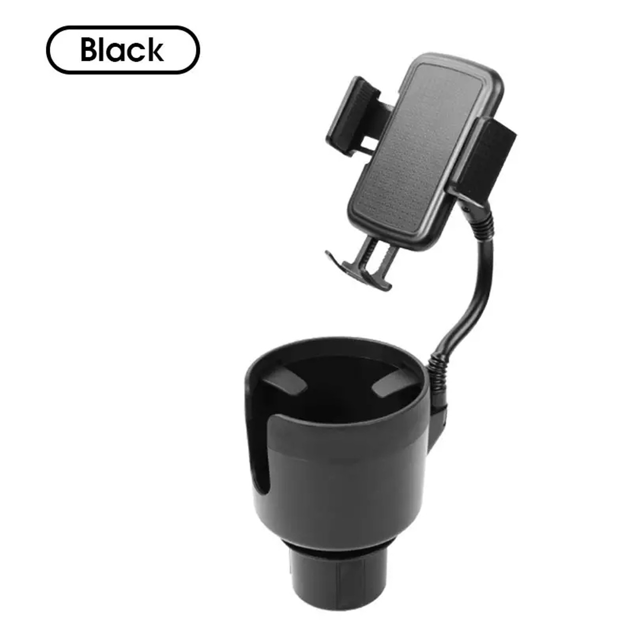 Vehicle Cup Holder With Phone Mount No Shaking 360 Degree Rotation  Universal Multifunctional