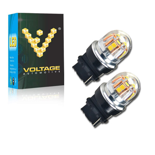 Voltage Automotive LED Bulb For 3057 3157 3357 3457 Side Marker Turn Signal Tail Light 6000K White Light Canbus (Pair) - Voltage Automotive