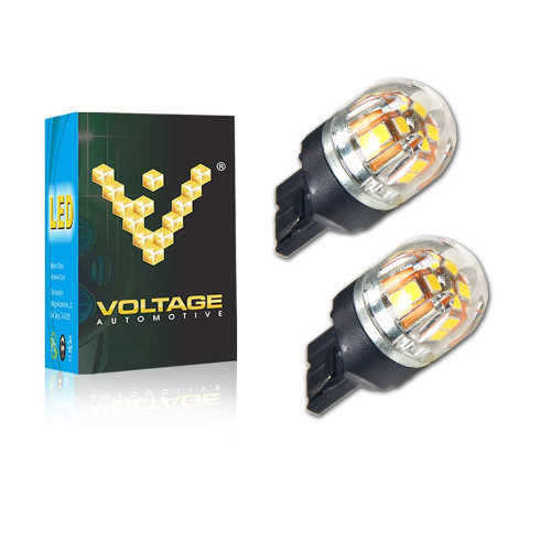 Voltage Automotive LED Bulb For 921 912 904 906 916 922 For Side Marker Turn Signal Tail Light 6000K White Light Canbus 12-24V (Pair)