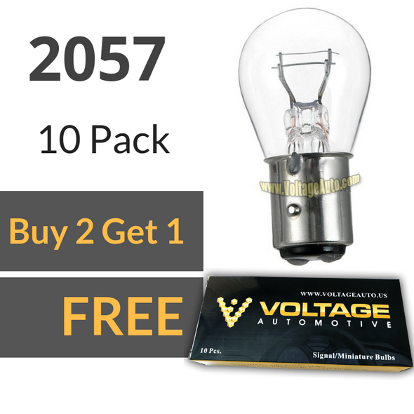 Voltage Automotive 2057 Automotive Signal Bulb (Box of 10)