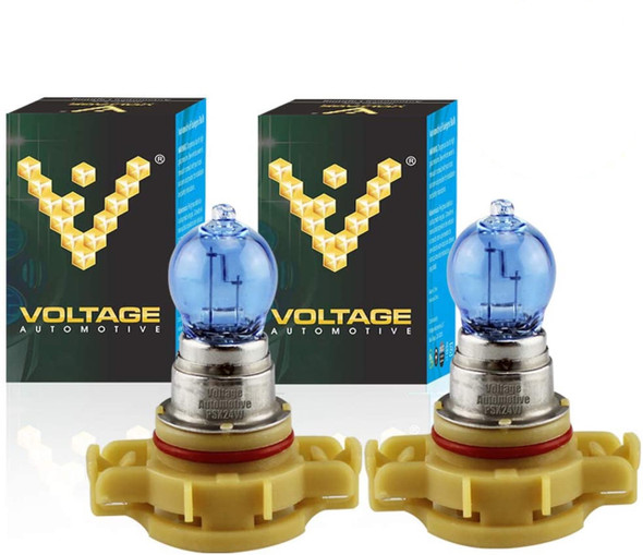 Voltage Automotive PSX24W 2504 4000K White Headlight Fog Light Bulb (Pair)