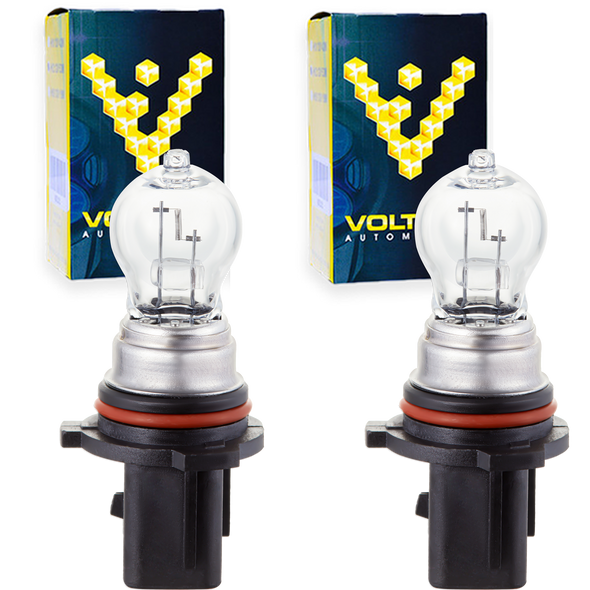 P13W Halogen White Bulb for Automotive Fog Light Daytime Driving Light (Pair)
