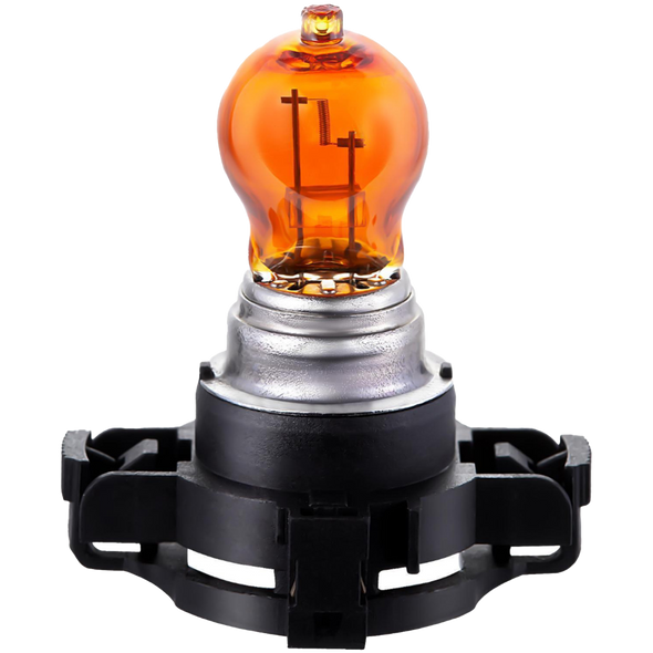 PY24W Halogen Amber Bulb for Signal Light Fog Light Standard Replace (Pair)