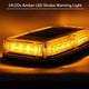 24LEDs 78W High Intensity Law Enforcement Emergency Hazard Warning LED Mini Bar Strobe Light with Magnetic Base