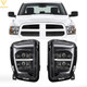 LED Fog Light Clear Lens Fog Lamp Super White 12V Compatible with Dodge Ram 1500 2500 3500 Truck 1 Pair