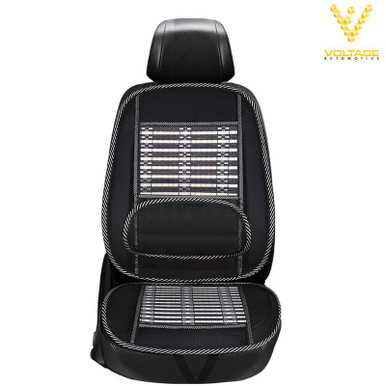 Cooling Car Seat Cushion- Houndstooth Fabric-10Fans & 3 Adjustable  Temperature 12V System- 15s Cool Down Fast for Summer Driving- Breathable  Seat