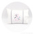 White Baby Pillowcase with insert - Pique