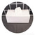 White Rectangle Tissue Box Cover- Cotton Pique