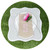 Linen Blend Guest Towel with Scalloped Hem