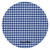 Gingham Baby Burp Cloth - with Ric Rac Trim