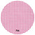 Gingham Baby Burp Cloth - with Ric Rac Trim