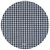 Gingham Baby Burp Cloth - with Ric Rac Trim
