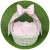 Custom Color Cotton Pique Bow with Trim