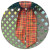 Fall Pumpkin Plaid Cotton Sash