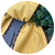 Custom Linen Sashes with Trim