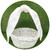 White Cotton Pique Basket Sash with Trim(out of stock; available on 5/15)