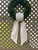Natural linen with White Piping