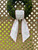 White linen with Pink Piping