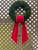Crimson linen with White Piping