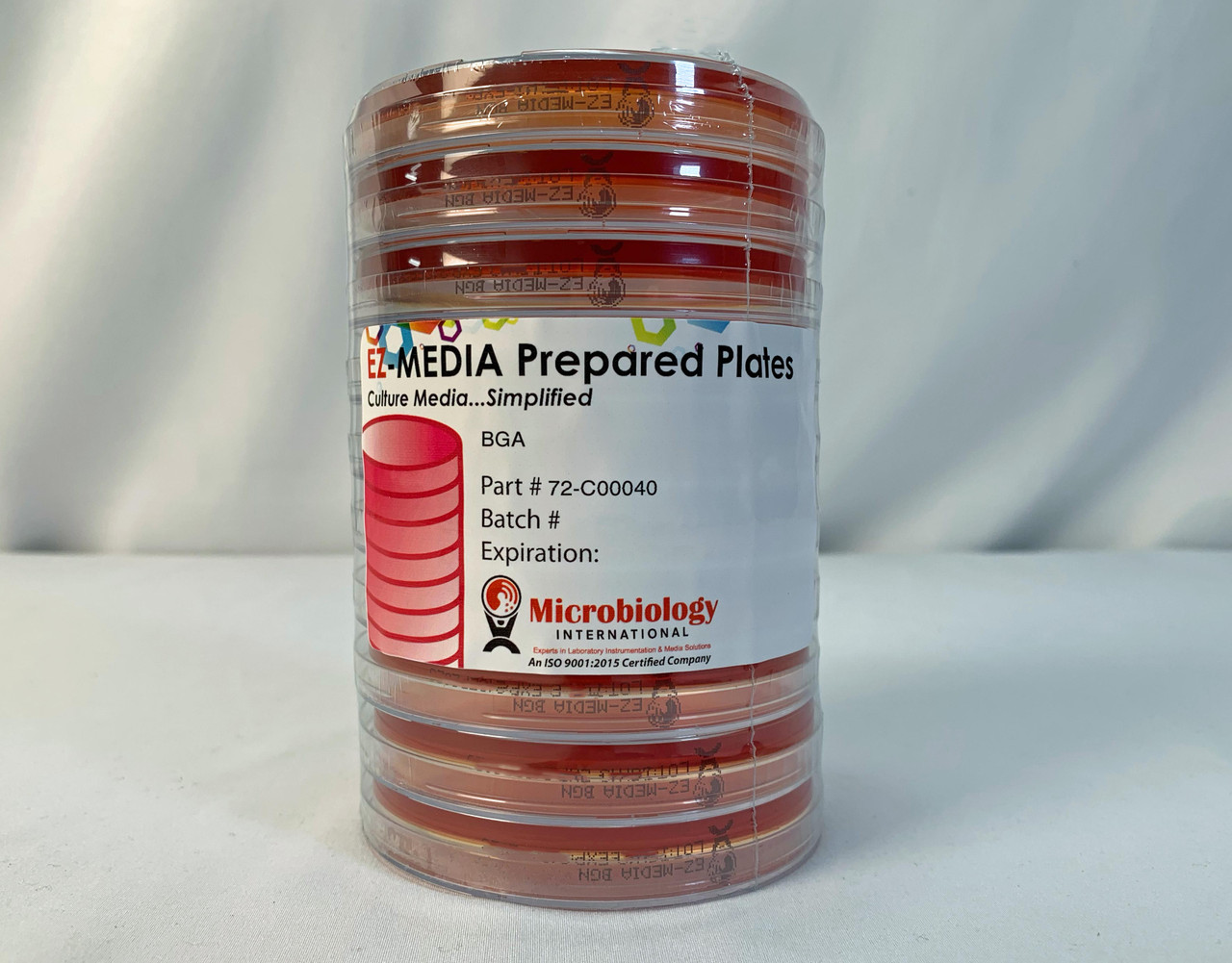 EZ-Media Brilliant Green Agar plates (20 Plates) - Microbiology