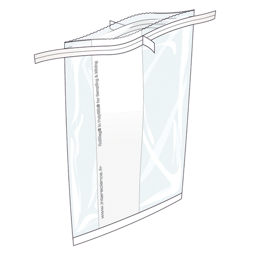 Lab Blender Sampling Bags with reinforced seal closure 500 per box, 1300mL