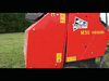 Abbriata M50 Mini Round Baler with Net Wrap, Central Drawbar, and Gathering Wheels