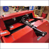 USED - Ibex TX31 Mini Round Baler with Net Wrap with Wireless Push Button and Drawbar