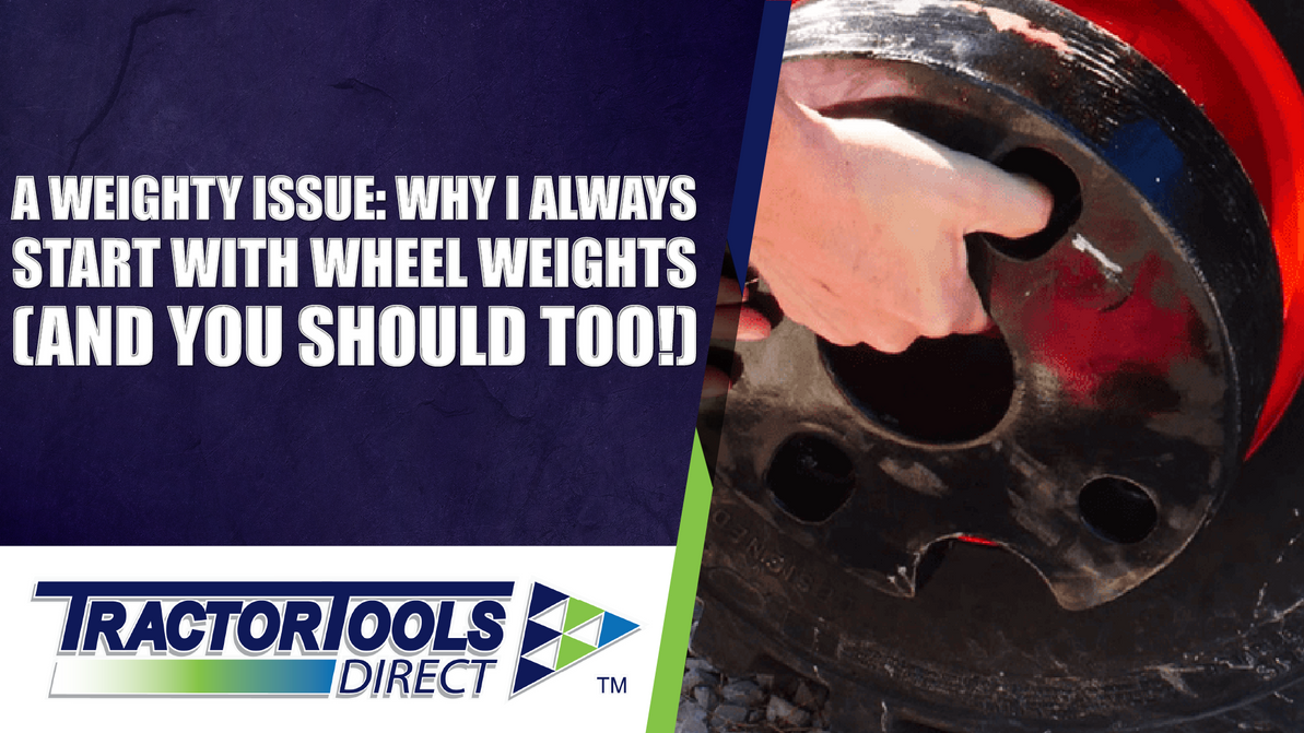 A Weighty Issue: Why I Always Start With Wheel Weights (and you should too!)