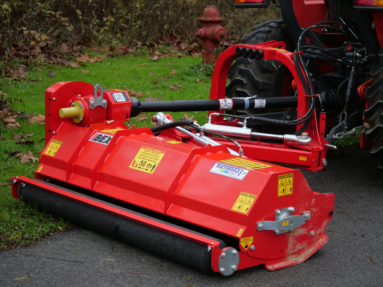 Tractor Attachments | Ibex TM62 Hydraulic Offset Flail Mower (158