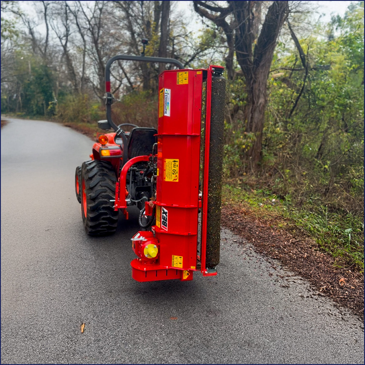 Tractor Attachments | Ibex TM62 Hydraulic Offset Flail Mower (158