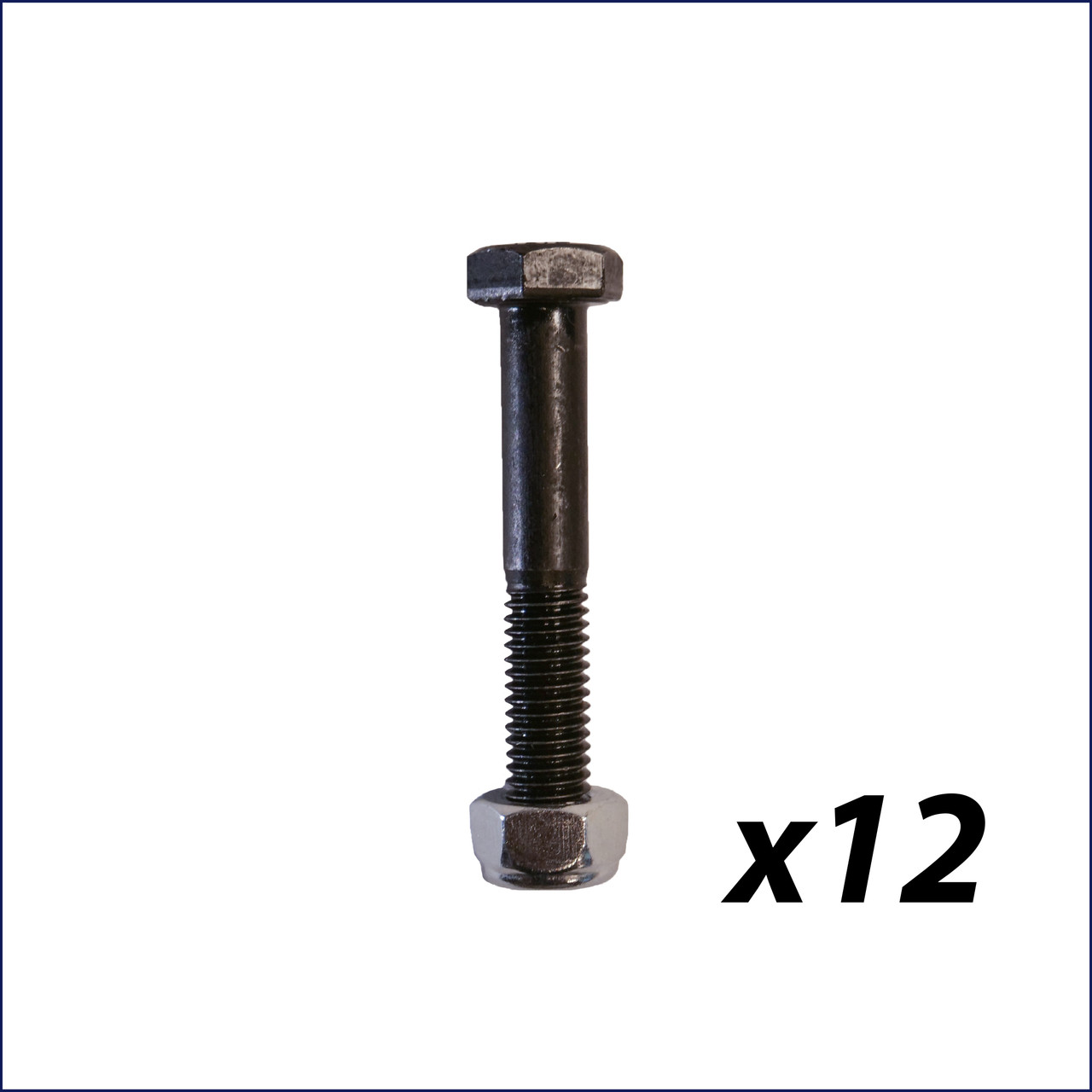 TM53 Square Baler PTO Shaft Shear Bolt and Lock Nut Combo, Pack of