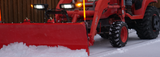 Conquer Winter: Loader-Mounted Snow Plows for Your Kubota Compact Tractor
