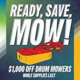 Ibex TM65E Drum Mower