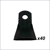 Full Set of Y Blades for Ts52 Offset Flail Mower | Del Morino | Tractor Tools Direct | Parts & Supplies | US