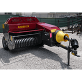 USED - TM53 Compact Square Baler by Abbriata with wide angle shaft and chute extender kit
