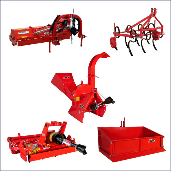 Compact Tractor | Wood Chipper | Flail Mower | Tractor Attachments | Dump Bucket | Tractor Tools Direct | US