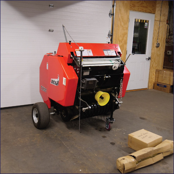 DEMO - Ibex TX31 Mini Round Baler with Net Wrap with Wireless Push Button Kit