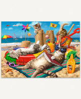Cats On The Beach 1