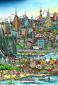 Charles Fazzino | Banner Top As Description
