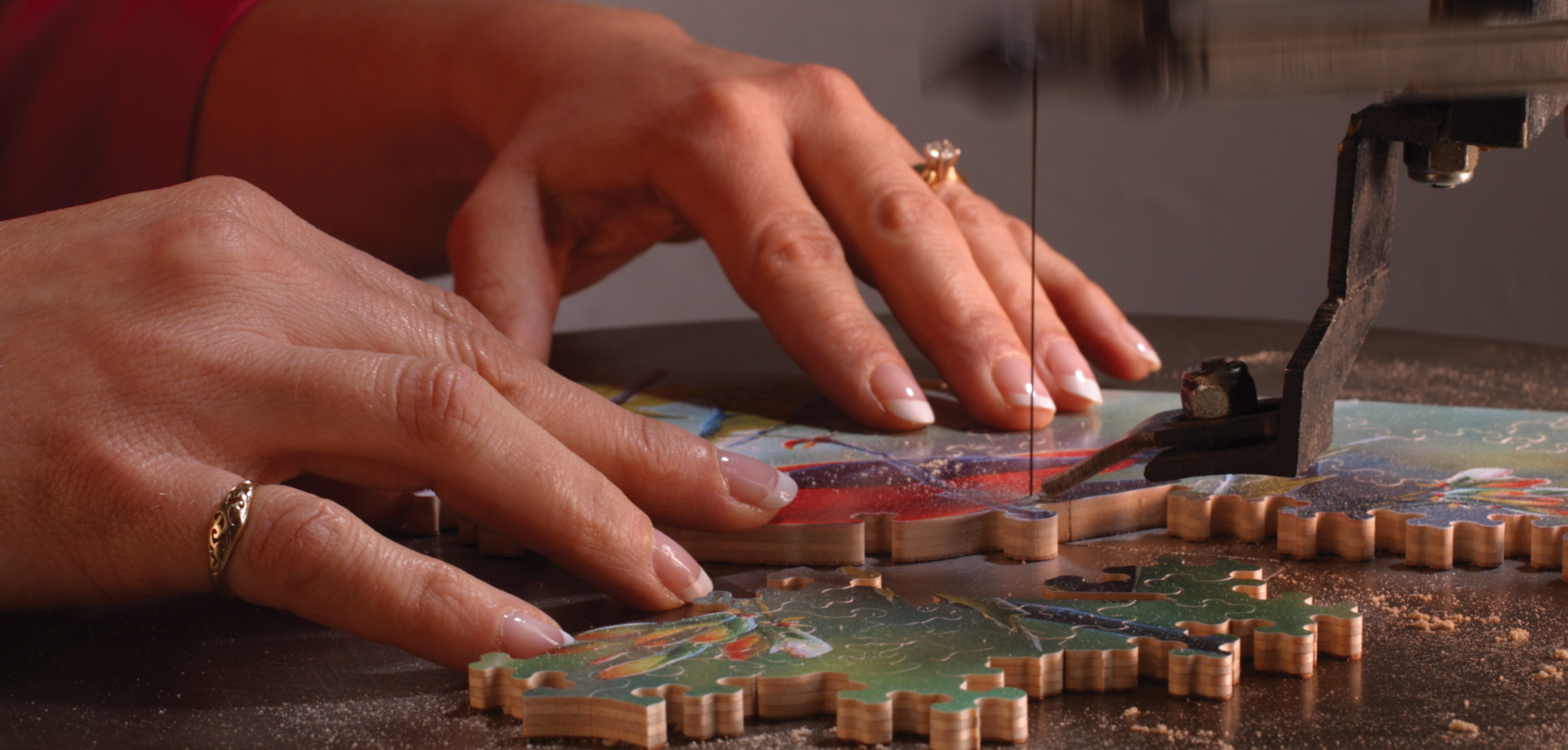 No two Stave puzzles or pieces are exactly the same. Each puzzle is cut, sanded, finished, polished, and counted by hand.